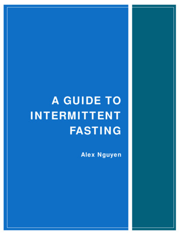 A Guide To Intermittent Fasting - Alex Nguyen