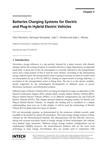 Charging Systems For Electric And Plug In Hybrid Electric Vehicles