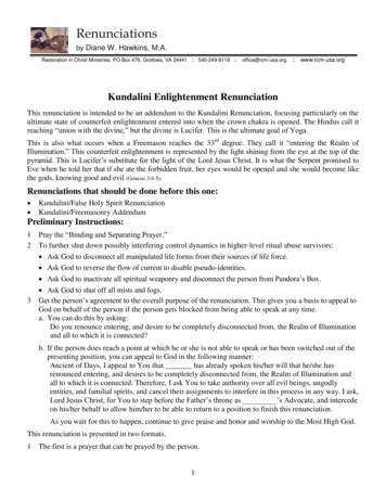Kundalini Enlightenment Renunciation