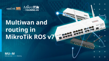 Multiwan And Routing In MikroTik ROS V7 - Mikrotik-training.ru