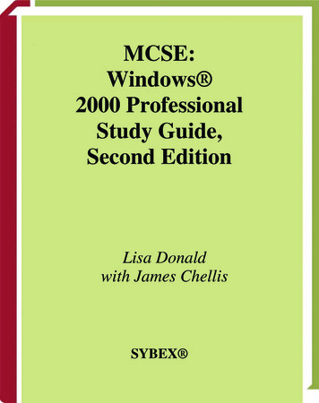 MCSE: Windows 2000 Professional Study Guide, Second Edition