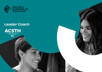 Leader Coach - Escuela Europea De Coaching