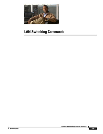 LAN Switching Commands - Cisco