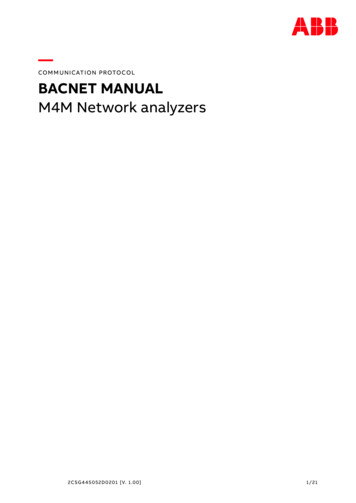Bacnet Manual 4 - Abb