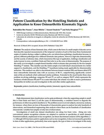 Pattern Classification By The Hotelling Statistic And Application To .