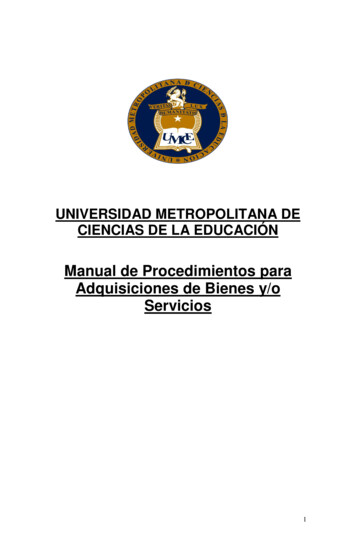 Copia De Manual De Adquisiciones Version Definitiva - UMCE