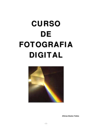 CURSO DE FOTOGRAFIA DIGITAL - Xelu 