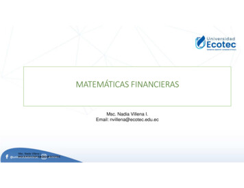 MATEMÁTICAS FINANCIERAS TERCER PARCIAL Nuevo Logo - Ecotec