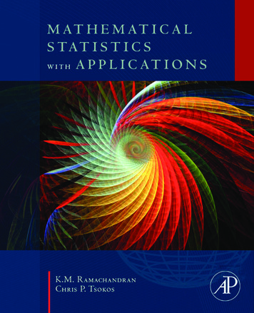 Mathematical Statistics With Applications - MIM