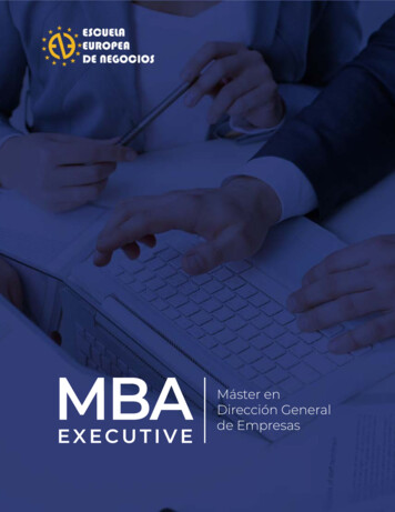 MBA - EEN Escuela Europea De Negocios