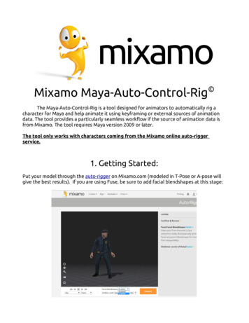 Mixamo Maya-Auto-Control-Rig - Adobe Inc.