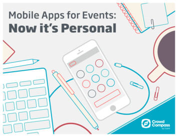 Mobile Apps For Events: Now It's Personal - CrowdCompass