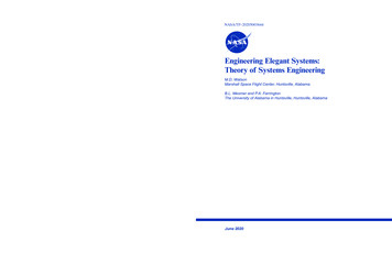 Engineering Elegant Systems: Theory Of Systems Engineering - NASA