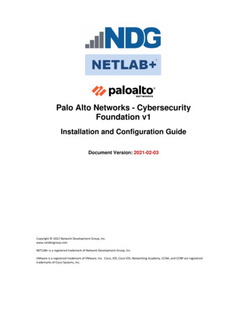 Palo Alto Networks - Cybersecurity Foundation V1
