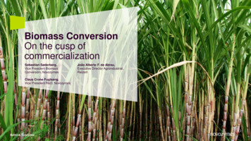 Biomass Conversion On The Cusp Of Commercialization