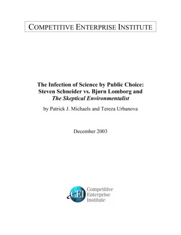 The Infection Of Science By Public Choice