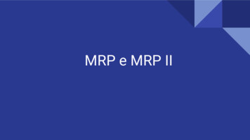MRP E MRP II - University Of São Paulo