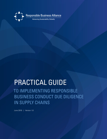 PRACTICAL GUIDE - Responsible Business