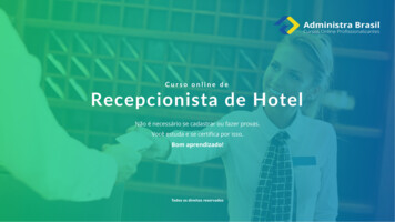 Recepcionista De Hotel - Administrabrasil .br
