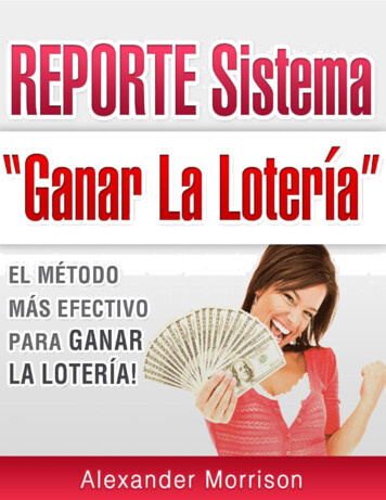 Sistema Ganar La Lotería - Weebly
