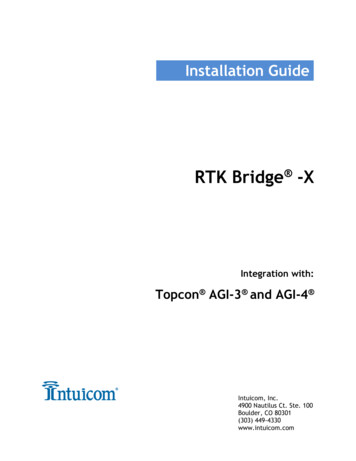 RTK Bridge -X - Intuicom Wireless Solutions