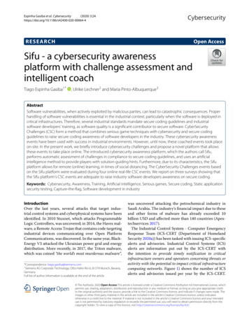 RESEARCH OpenAccess Sifu-acybersecurityawareness .