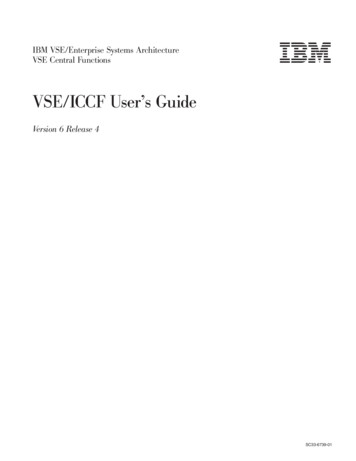 VSE/ICCF User's Guide