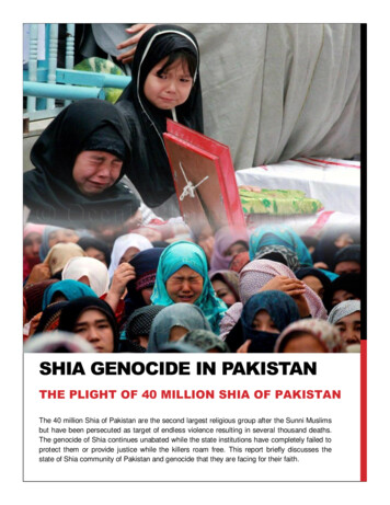 Shia Genocide In Pakistan - LUBP
