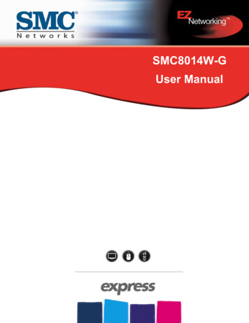 SMC8014W-G User Manual - Eastern Cable