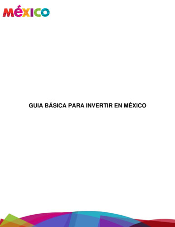 GUIA BÁSICA PARA INVERTIR EN MÉXICO - Gob