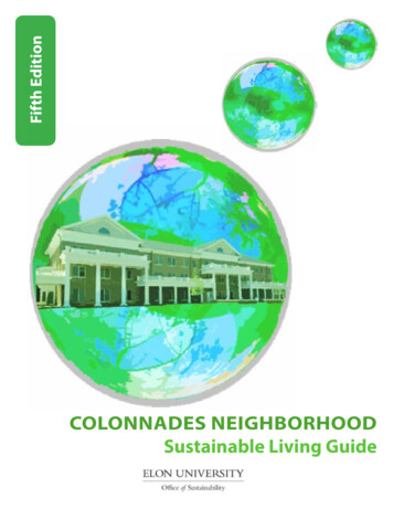 COLONNADES NEIGHBORHOOD Sustainable Living Guide - Microsoft