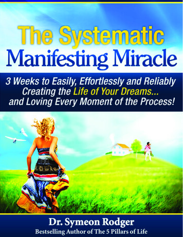 Systematic Manifesting Miracle