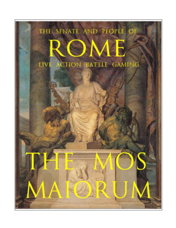 The Mos Maiorum
