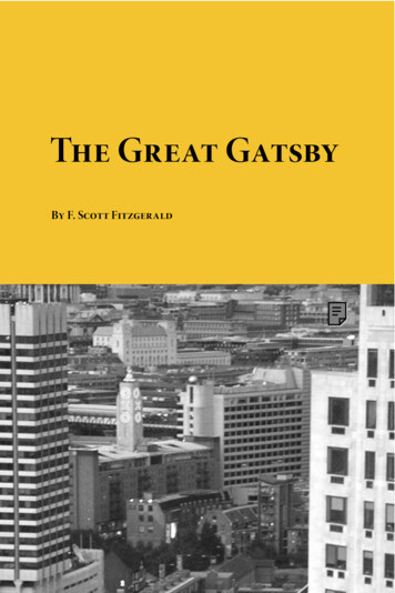 The Great Gatsby - Mrs. Lenkey's Write Spot