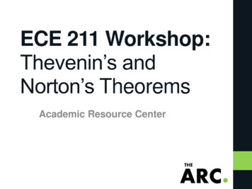 Thevenin's And Norton's Theorems - Illinois Institute Of Technology