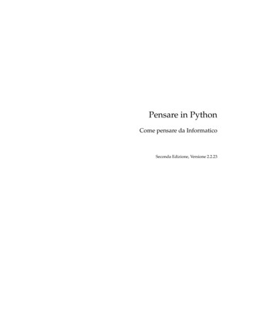 Pensare In Python - GitHub