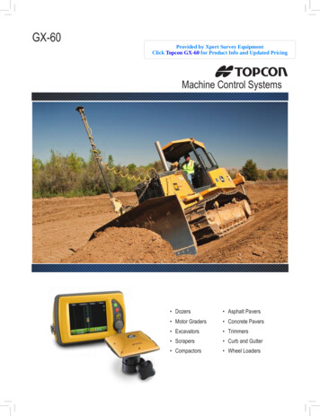 Topcon GX-60 - Grade Control Systems
