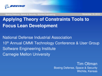Boeing Defense, Space & Security Wichita Engineering November 16 .