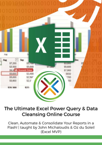 The Ultimate Excel Power Query & Data Cleansing Online Course