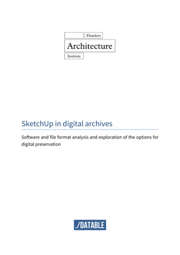 SketchUp In Digital Archives - Datable