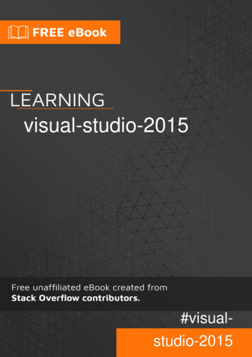 Visual-studio-2015 - Riptutorial 