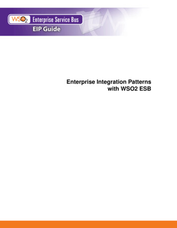 Enterprise Integration Patterns With WSO2 ESB