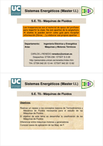 Sistemas Energéticos (Master I.I.) - Unican.es