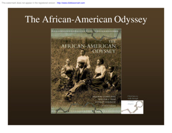 The African-American Odyssey - Pearson