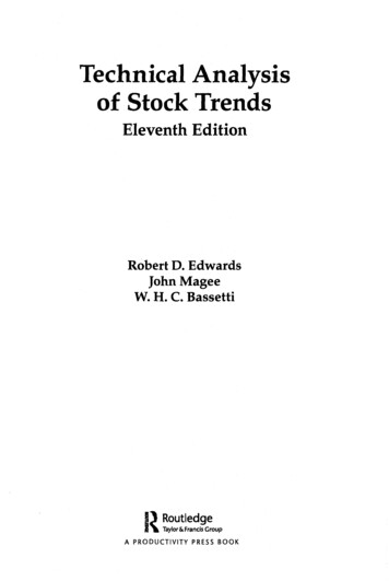 Technical Analysis Of Stock Trends Eleventh Edition
