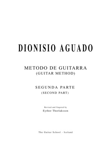 DIONISIO AGUADO - Classical-guitar-school 