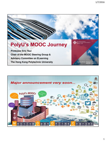 PolyU's MOOC Journey - Chinese University Of Hong Kong