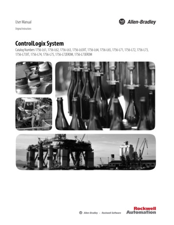 ControlLogix System User Manual - Rockwell Automation
