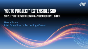 Yocto Project Extensible SDK - Linux Foundation Events
