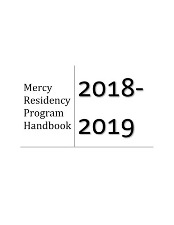 Mercy Residency Program Handbook